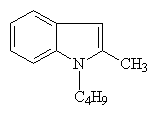 1-Butyl-2-mthylindole 